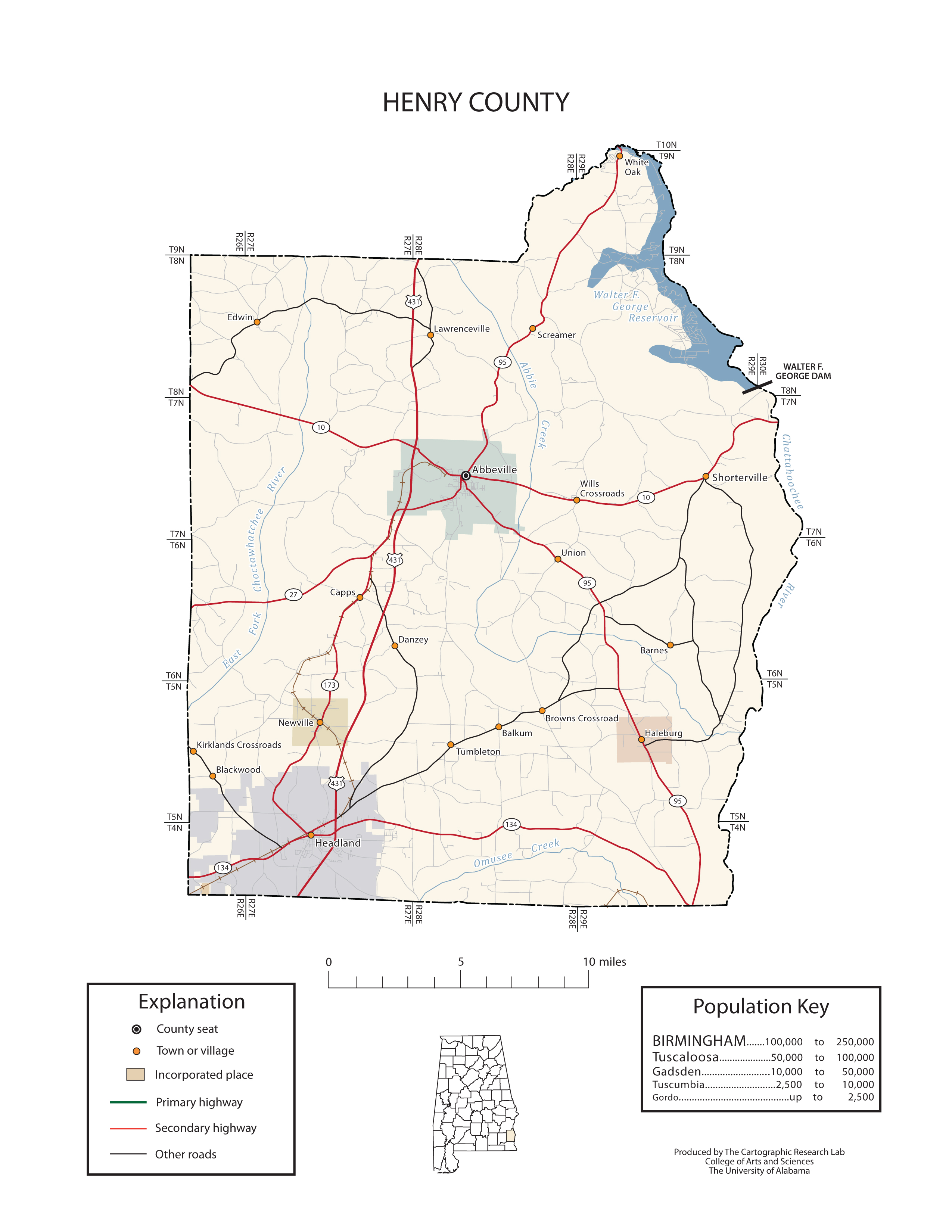 Maps of Henry County